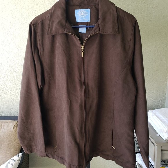 Charles River Apparel for Her Brown Zippered Jacket Size XL - Picture 1 of 6